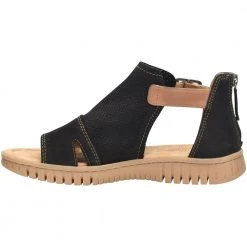 Comfortiva Cerstin Sandals - Womens Black Suede -Rogan‘s Shoes shop CM CT037504 BLS3