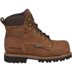 Carolina Boots Carolina CA1630 Womens 6" WP Comp Toe Work Boots Dark Brown