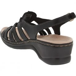 Clarks Lexi Marigold Sandal - Womens Black -Rogan‘s Shoes shop CX 26037481 BLK3