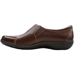 Clarks Ashland Lane Q Slip On Casual Shoes - Womens Redwood -Rogan‘s Shoes shop CX 26063064 BRN3
