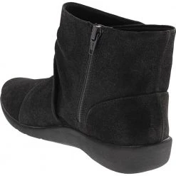 Clarks Sillian Tana Ankle Boots - Womens Black -Rogan‘s Shoes shop CX 26137566 BLK3