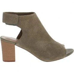 Clarks Deva Bell Sandals - Womens Olive Suede