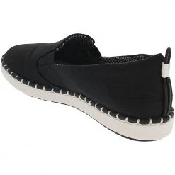 Clarks Step Glow Slip Slip On Casual Shoes - Womens Black -Rogan‘s Shoes shop CX 26141063 BLK3