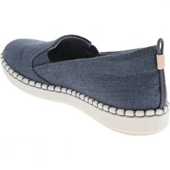 Clarks Step Glow Slip Slip On Casual Shoes - Womens Blue -Rogan‘s Shoes shop CX 26141063 BLU3