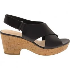 Clarks Maritsa Lara Sandals - Womens Black