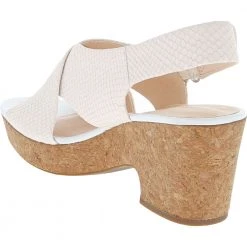 Clarks Maritsa Lara Sandals - Womens White Grey -Rogan‘s Shoes shop CX 26141394 WGY3