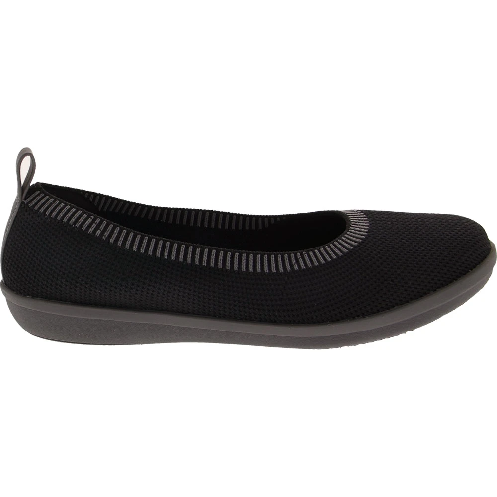Clarks Ayla Paige Slip On Casual Shoes - Womens Black Grey 1 Clarks Ayla Paige Slip On Casual Shoes - Womens Black Grey