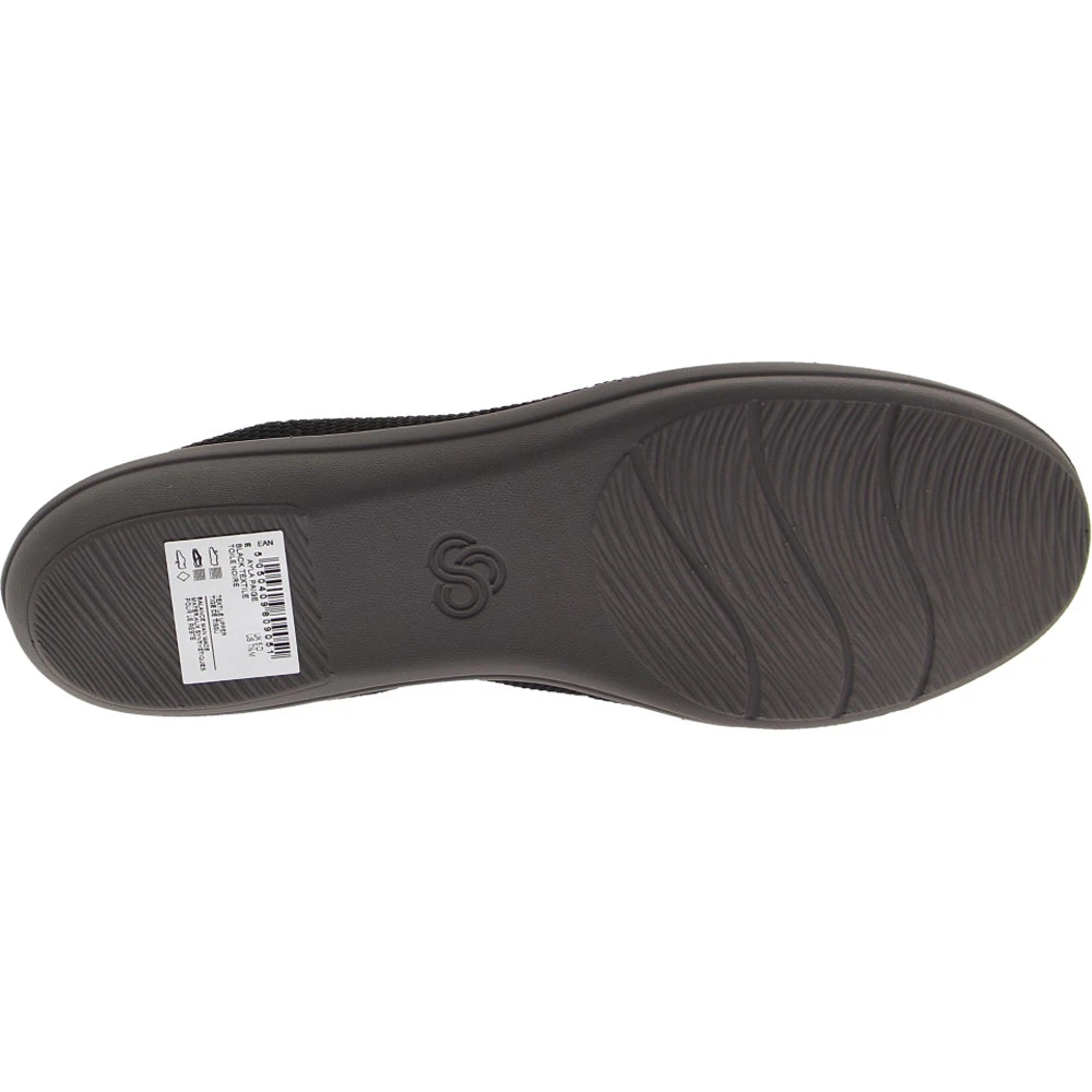 Clarks Ayla Paige Slip On Casual Shoes - Womens Black Grey 4 Clarks Ayla Paige Slip On Casual Shoes - Womens Black Grey - Image 4