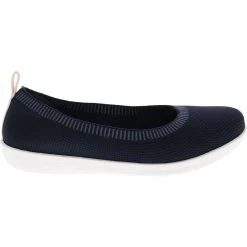 Clarks Ayla Paige Slip On Casual Shoes - Womens Navy