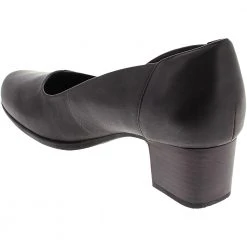 Unstructured By Clarks Damson Step Casual Dress Shoes - Womens Black -Rogan‘s Shoes shop CX 26144567 BLK3