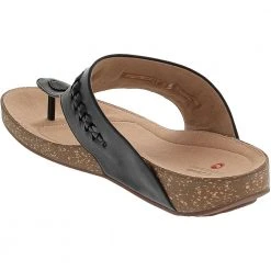 Unstructured By Clarks Un Perri Vibe Sandals - Womens Black -Rogan‘s Shoes shop CX 26148688 BLK3