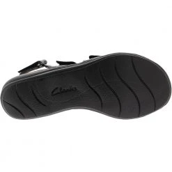 Clarks Leisa Melinda Sandals - Womens Black -Rogan‘s Shoes shop CX 26150052 BLK4