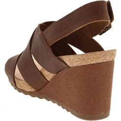 Clarks Flex Sand Sandals - Womens Tan -Rogan‘s Shoes shop CX 26150431 TAN3