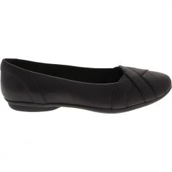Clarks Gracelin Mia Slip On Casual Shoes - Womens Black