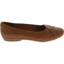 Clarks Gracelin Mia Slip On Casual Shoes - Womens Tan