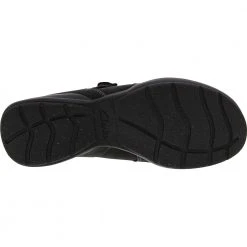 Clarks Roseville Dot Womens Slip On Casual Shoe Black -Rogan‘s Shoes shop CX 26162040 BLK4