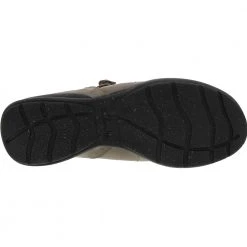 Clarks Roseville Dot Womens Slip On Casual Shoe Dark Taupe -Rogan‘s Shoes shop CX 26162040 TAN4