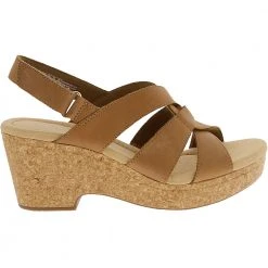 Clarks Giselle Beach Sandals - Womens Tan