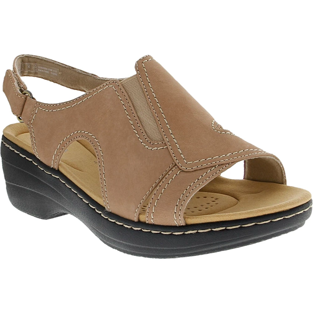 Clarks Merliah Style Sandals - Womens Sand 2 Clarks Merliah Style Sandals - Womens Sand - Image 2