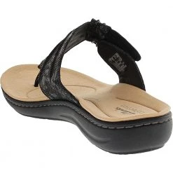 Clarks Laurieann Rae Sandals - Womens Black -Rogan‘s Shoes shop CX 26165391 BLK3
