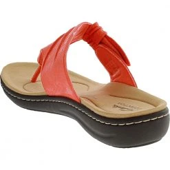 Clarks Laurieann Rae Sandals - Womens Coral -Rogan‘s Shoes shop CX 26165391 COR3