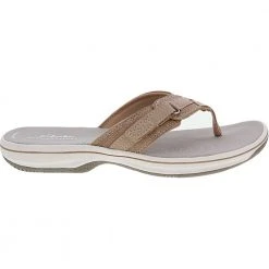 Clarks Breeze Coral Sandals - Womens Taupe