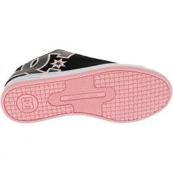 DC Shoes Court Graffik Skate Shoes - Womens Black Pink Black -Rogan‘s Shoes shop DC 300678 KPK4