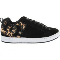 DC Shoes Court Graffik Skate Shoes - Womens Black White Black
