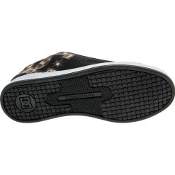 DC Shoes Court Graffik Skate Shoes - Womens Black White Black -Rogan‘s Shoes shop DC 300678 KWK4