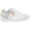 DC Shoes Court Graffik Skate Shoes - Womens White Rainbow