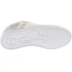 DC Shoes Court Graffik Skate Shoes - Womens White Rainbow -Rogan‘s Shoes shop DC 300678 TRW4