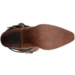 Durango Boots Durango Crush Accessorized Womens Western Boots Brown -Rogan‘s Shoes shop DG DCRD145 BRN4