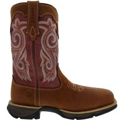 Durango Boots Durango DRD0220 Lady Rebel Comp Toe Womens Work Boots Brown Pink