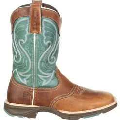 Durango Boots Durango Ultralite Western Boots Shoes - Womens Tan Emerald