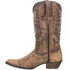 Durango Boots Durango Dream Catcher Womens Western Boots Distressed Brown Tan -Rogan‘s Shoes shop DG DRD0327 BRN3