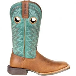 Durango Boots Durango Lady Rebel Pro Teal Womens Western Boots Wheat Tidal Teal