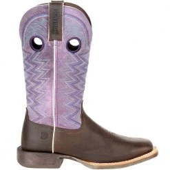Durango Boots Durango Lady Rebel Pro Amethyst Womens Western Boots Dark Earth Amethyst