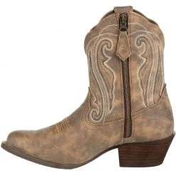 Durango Boots Durango Crush Distressed Shortie Womens Western Boots Driftwood -Rogan‘s Shoes shop DG DRD0372 BRN3
