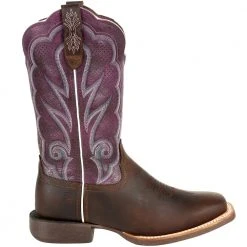 Durango Boots Durango Lady Rebel Pro Ventilated Plum Womens Western Boots Brown
