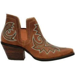 Durango Boots Durango Crush Brown Fashion Bootie Womens Western Boots Brown