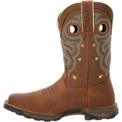Durango Boots Durango Maverick Waterproof 10" Womens Safety Toe Work Boots Rugged Tan -Rogan‘s Shoes shop DG DRD0416 TAN3
