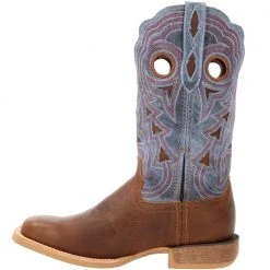 Durango Boots Durango Lady Rebel Pro Periwinkle Womens Western Boots Golden Brown Periwinkle -Rogan‘s Shoes shop DG DRD0422 BPW3