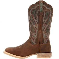 Durango Boots Durango Lady Rebel PRO DRD0436 Womens Western Boots Dark Chestnut Hunter Green -Rogan‘s Shoes shop DG DRD0436 BGR3