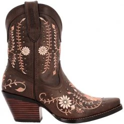 Durango Boots Durango Crush Rose Wildflower DRD0440 Womens Western Boots Brown Rose Wildflower