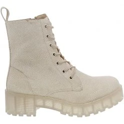 Dirty Laundry Mazzy Clear Casual Boots - Womens Natural