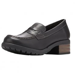 Eastland Holly Penny Loafer Womens Casual Shoes Black -Rogan‘s Shoes shop EA 223801 BLK3