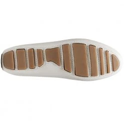 Eastland Marcella Driving Moc Womens Slip On Casual Shoes White -Rogan‘s Shoes shop EA 270013 WHT4