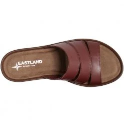 Eastland June Sandals - Womens Dark Walnut -Rogan‘s Shoes shop EA 323401 DWA3