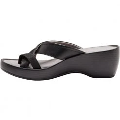 Eastland Willow Flip Flops - Womens Black -Rogan‘s Shoes shop EA 3672 79M BLK3