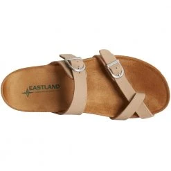 Eastland TiogoToe Loop Sandal - Womens Light Grey -Rogan‘s Shoes shop EA 377229 LGR3